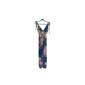 Maaji Blue w/ floral print Jumpsuit Size:M